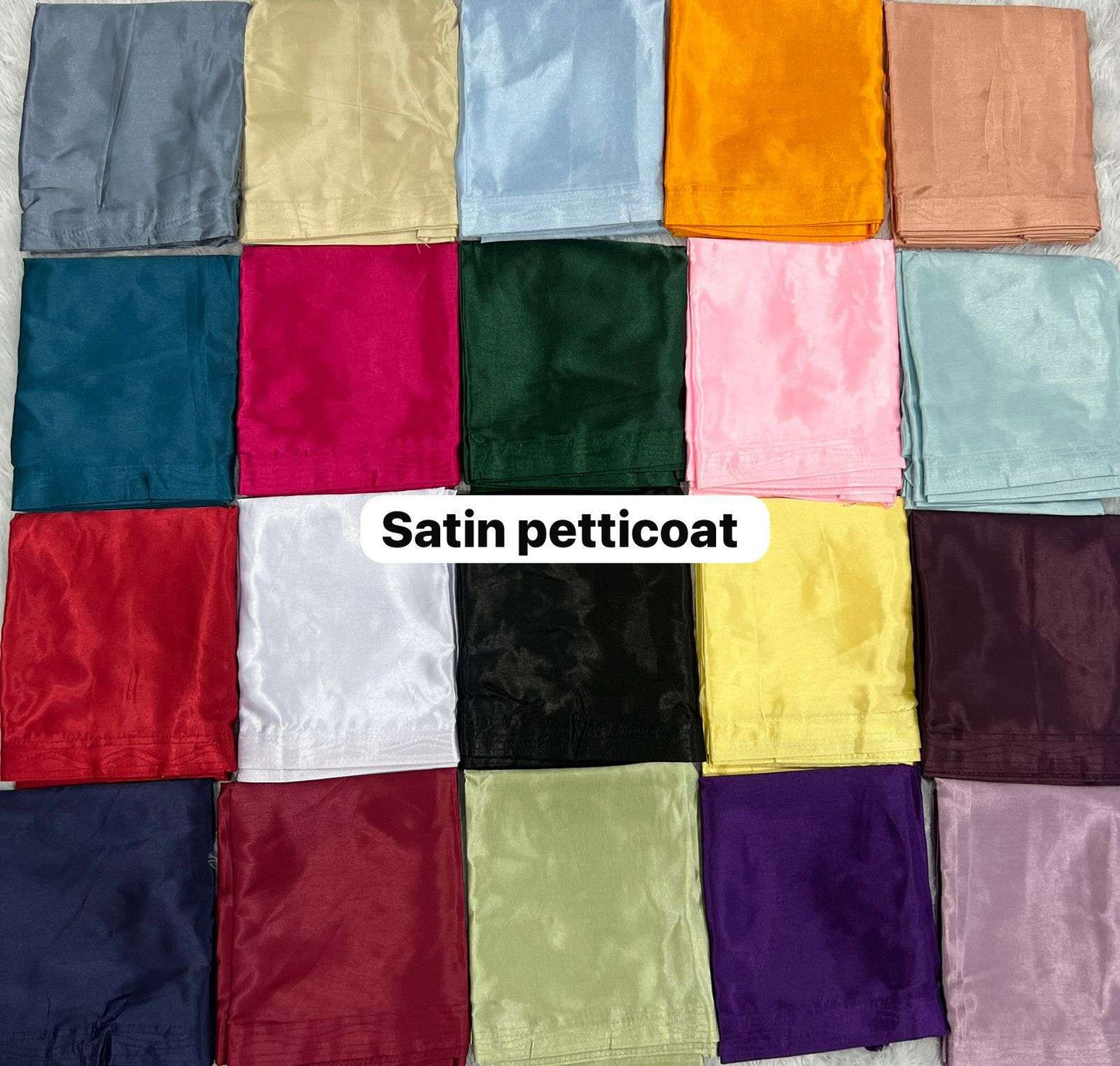 Satin Saree Petticoat - Stitched Petticoat