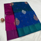 Dupion Silk embroidery saree