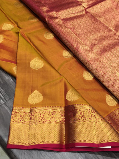Traditional Kanchipuram Pure Silk Saree