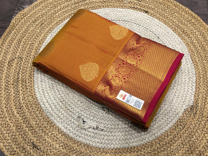 Traditional Kanchipuram Pure Silk Saree