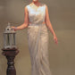 Ice Georgette Readymade Saree - One Minute Saree, ready to wear sarees, party wear saree