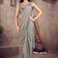 Metallic Shimmer Ready to wear saree Saree - One Minute Saree, ready to wear sarees, party wear saree