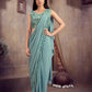 Metallic Shimmer Ready to wear saree Saree - One Minute Saree, ready to wear sarees, party wear saree