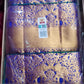 Kanchivaram silk Purple saree - wedding silk - soft silk saree - Kanchipuram silk saree - silk mark certified