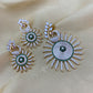 Ready stock Pendent set CZ Indian necklace set with earrings Indian Jewellery | Indian Jewellery