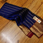 Navy blue and Red Kanchivaram silk saree - wedding silk - soft silk saree - Kanchipuram silk saree - silk mark certified