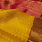 Yellow and Red traditional colours Kanchivaram silk saree - wedding silk - soft silk saree - Kanchipuram silk saree - silk mark certified