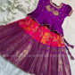 1 to 6 years Bandhni lehenga Pattu pavada - kids lehenga - girls pattu pavada - maggam work pattu pavada