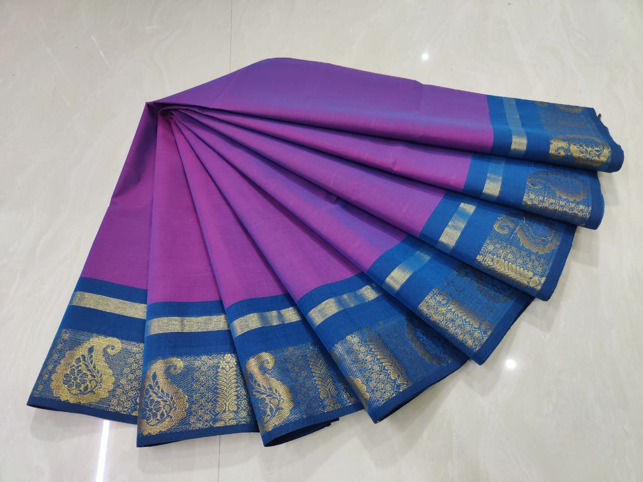 Pure Cotton saree - soft and light weight - saree for women in uk
