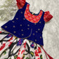 Pattu pavada - kids lehenga - girls pattu pavada - maggam work pattu pavada