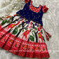 Pattu pavada - kids lehenga - girls pattu pavada - maggam work pattu pavada