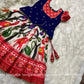 Pattu pavada - kids lehenga - girls pattu pavada - maggam work pattu pavada