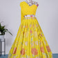 Ready-made lehenga - fully stitched - georgette lehenga With Sequins and Thread Embroidery Work