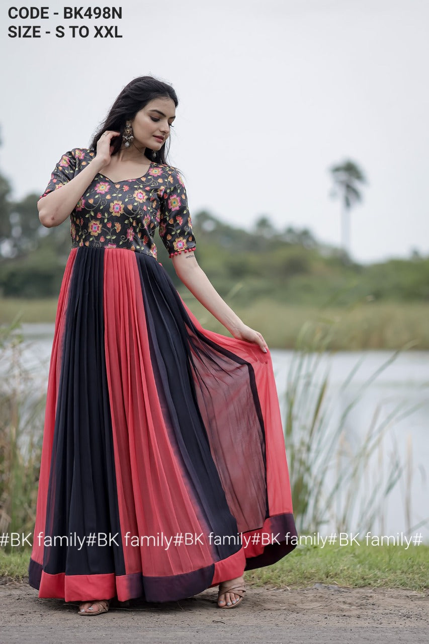 Pakistani Bridal Dress in Long Tail Gown Dupatta Style – Nameera by Farooq