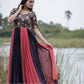 The Pure Georgette Dress stunning fit and flare dress - indian party dress