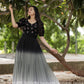 This Black shadded Indian Gown - Long party dresses
