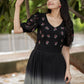 This Black shadded Indian Gown - Long party dresses