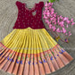 6 to 11 years Girls lehenga Pattu pavada - kids lehenga - girls pattu pavada - maggam work pattu pavada