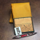 Handloom pattu sareee - Mustard yellow with green