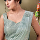 Ice Georgette Readymade Saree - One Minute Saree, ready to wear sarees, party wear saree