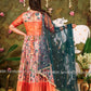 Be Beautiful with our New exclusive kalamkari Pattu Dress, kalamkari pattu gown - pattu dress - indian wedding gown