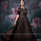 Narayanpet big border handwoven cotton dress