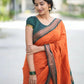 Copper border Kalyani cotton