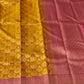 Mango yellow 2g gold - wedding silk - soft silk saree - silk mark certified