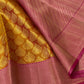 Mango yellow 2g gold - wedding silk - soft silk saree - silk mark certified
