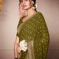Heavy Georgette Saree - Partywear saree