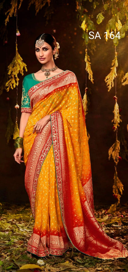 SIlk Georgette saree