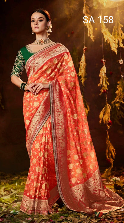SIlk Georgette saree