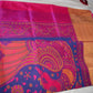 Peacock design pure uppada silk saree