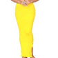 Women Microfiber Saree Shapewear Petticoat Waist Trimmer Thigh Slimmer - Side Slit in Stitched Petticoat