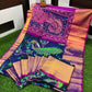 Pure uppada soft silk pattu saree, kalamkari pattern, big zari border, saree for women, indian sarees