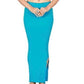Women Microfiber Saree Shapewear Petticoat Waist Trimmer Thigh Slimmer - Side Slit in Stitched Petticoat