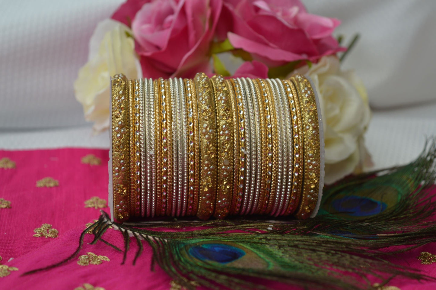 Indian bangles 2.8 inch - Colourfull bangles Jewellery - Pakistan bangles - lehenga bangles