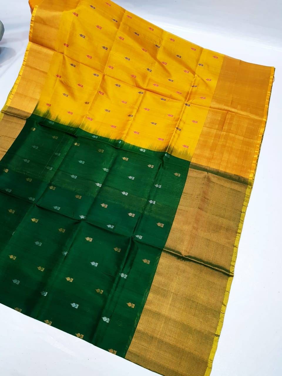 Uppada soft silk big border saree