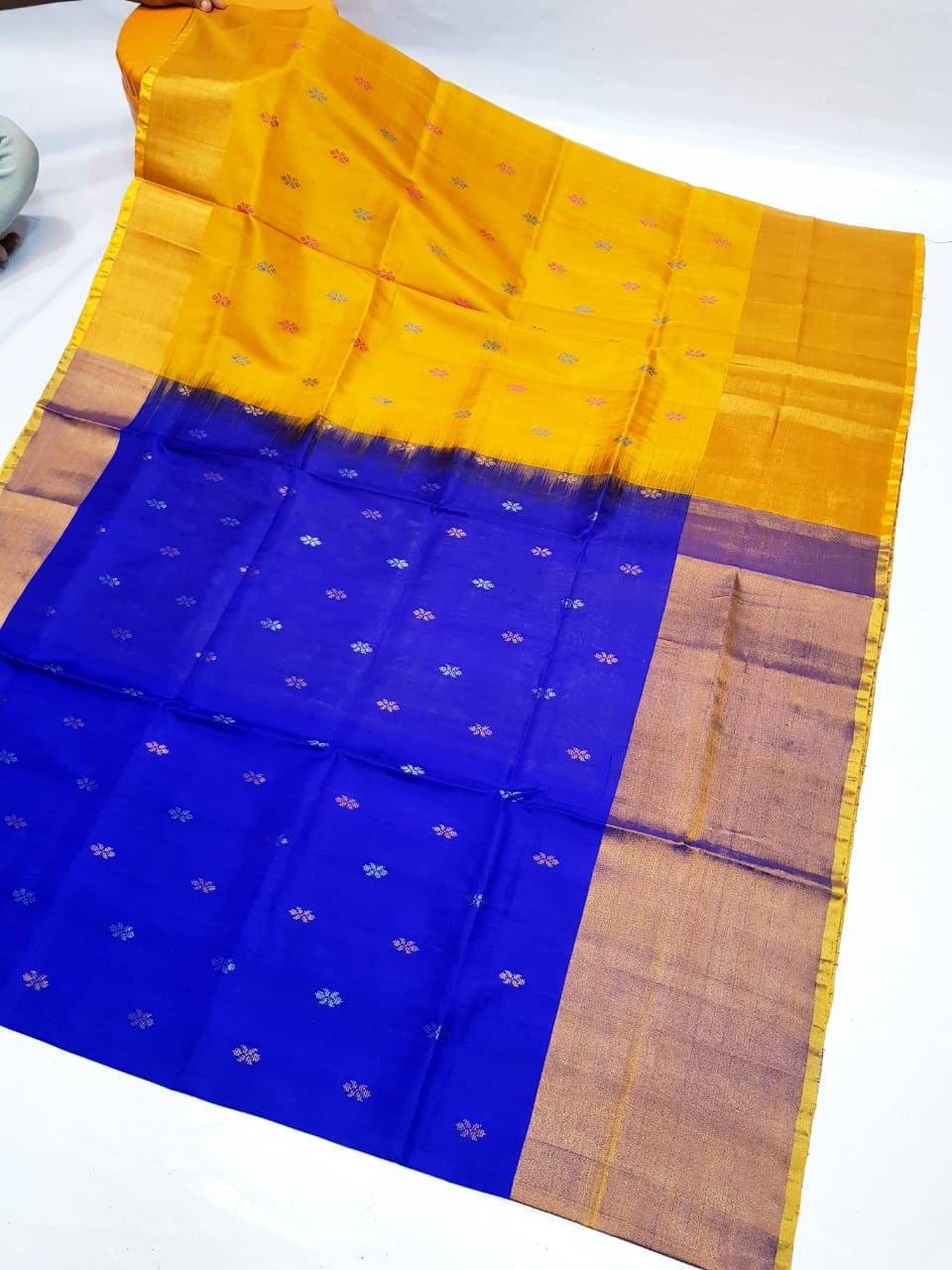 Uppada soft silk big border saree