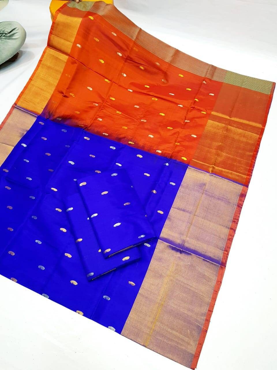 Uppada soft silk big border saree