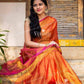 Uppada saree Tissue silk uppada saree - Lovley Orange saree for women