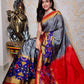 Uppada pattu big pochampalli border sarees,  handwoven silk saree, saree for women