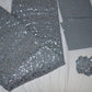 Silver color sequin sari Designer sequins saree in georgette - party wear saree - wedding saree, saree for women in UK