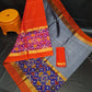 Uppada pattu big pochampalli border sarees,  handwoven silk saree, saree for women
