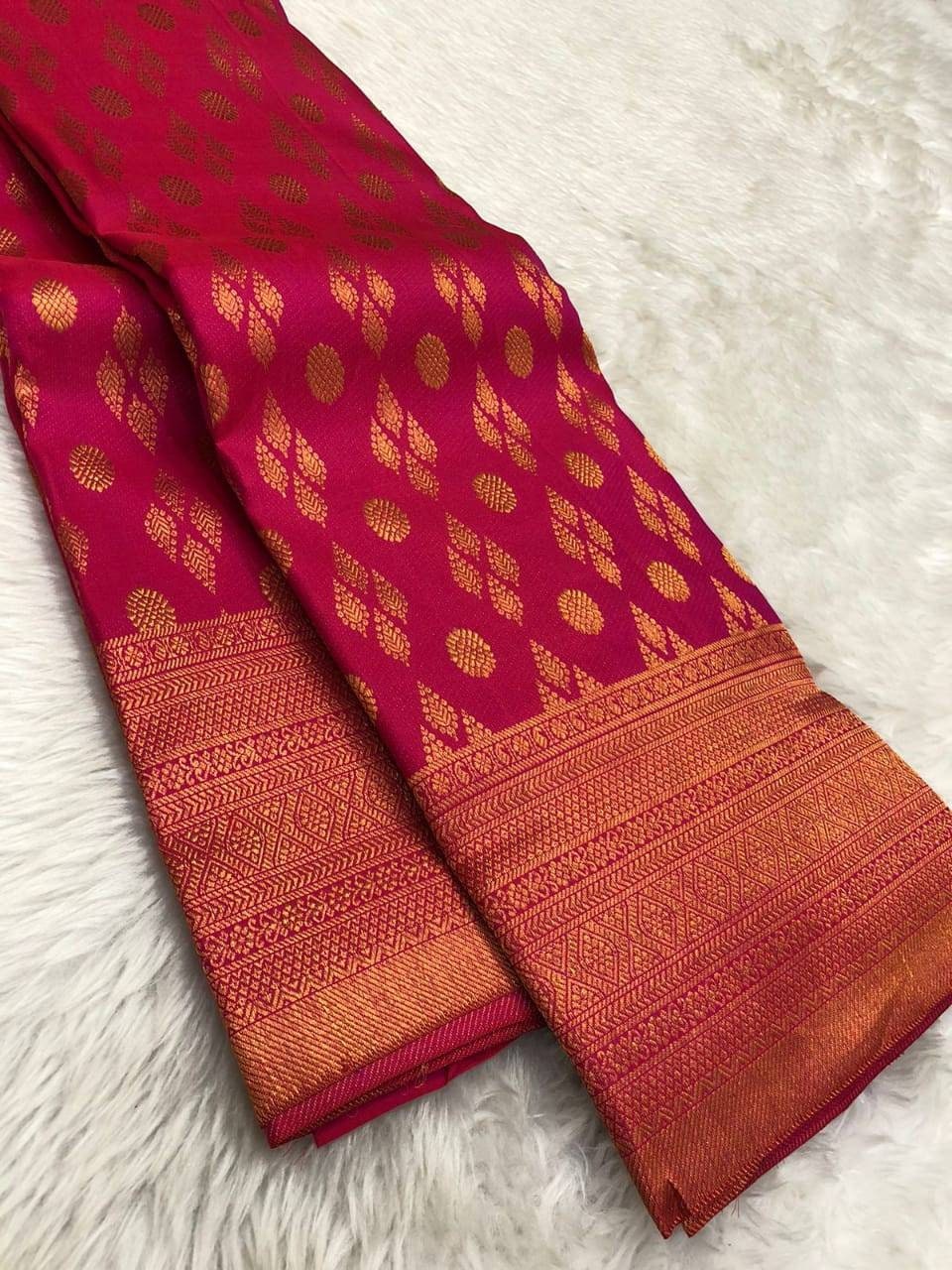 Kanchipuram Bridal pure silk - wedding silk - soft silk saree - onion pink saree for women - silk mark certified