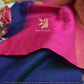 Blue and Pink Uppada Silk Pattu Saree, Wedding Saree, Pure Uppada Pattu Saree, handwoven silk saree, two tone saree for woman