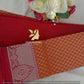 Semi silk silver weaving all over saree - wedding budget frendly saree - bridal saree - saree for women