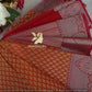 Semi silk silver weaving all over saree - wedding budget frendly saree - bridal saree - saree for women