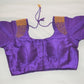 Clearence Aari work readymade saree bloude, purple saree blouse
