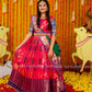 Pattu dress - Banarasi kalamkari gown- pattu gown - lehenga dress